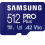 Samsung Pro plus 512 GB micro SD (read 180MB/s | write 130Mb/s) - avec adapter