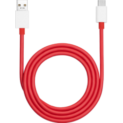 OnePlus snellaad kabel 100W USB-A naar USB-C (1m) - Rood