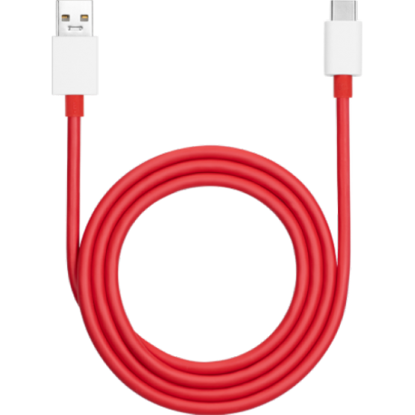 OnePlus snellaad kabel 100W USB-A naar USB-C (1m) - Rood