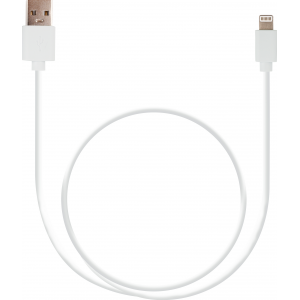 Grab 'n Go (bulk) datacable lightning to USB - A (0,5m) - blanc - pas MFI