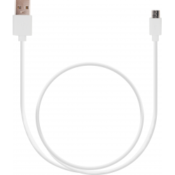 Grab 'n Go Datacable Micro USB to USB-A 0.5m blanc