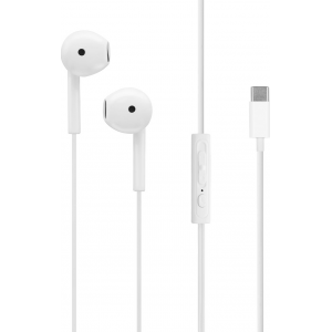 Grab 'n Go USB-C Earphone with mic - white