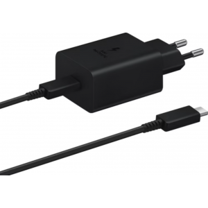 Samsung charge rapide 45W adaptateur USB-C (avec C to C cable 1.8m) - Noir