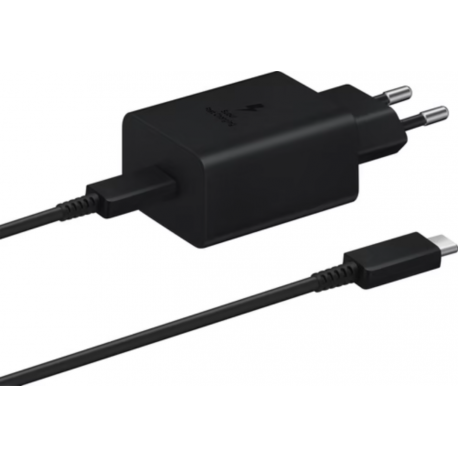 Samsung fast charging 45W USB-C adapter (with C to C cable 1.8m) - Black