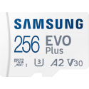 Samsung Evo plus 256 GB micro SD class 10 - read up to 160MB/s - with adapter