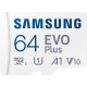 Samsung Evo plus 64 GB micro SD class 10 - read up to 160MB/s - avec adapter