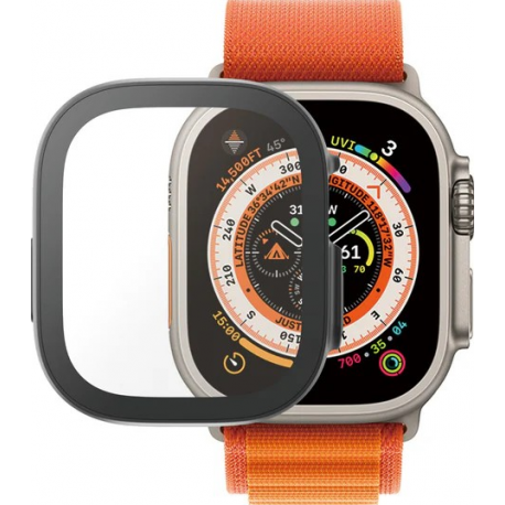 PanzerGlass Screenpro Glass D3O - Black - pour Apple Watch Series Ultra 49mm