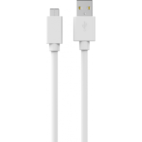 Sinox Cable USB A to Micro USB 1m - White