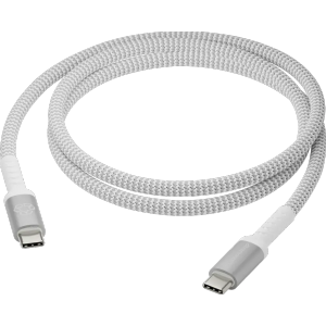 Dbramante re-charge - Braided Cable - 1.2m 100W USB-C to USB-C - Blanc