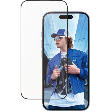 PanzerGlass Screenpro Aluminium Frame Ultra-Wide Fit - Clear - voor iPhone 16