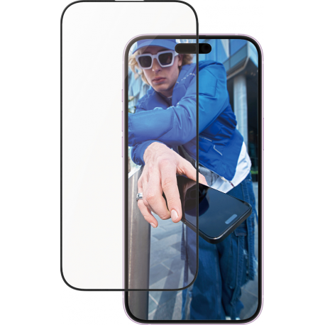 PanzerGlass Screenpro Aluminium Frame UltraWide Fit - Clear -pour iPhone 16 Plus