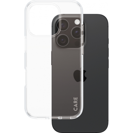 CARE. by PZG Flagship Case Urban Combat Frame - Clear - voor iPhone 16 Pro