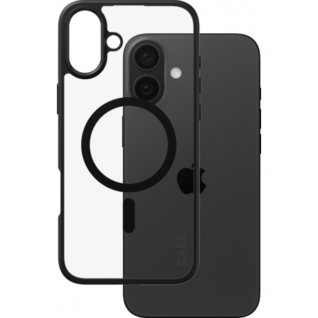 CARE. by PZG Flagship Case Urb Com Frame & MagSafe - Black - for iPhone 16 Plus