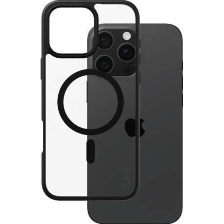 CARE. by PZG FS Case Urb Combat Frame & MagSafe - Black - for iPhone 16 Pro Max