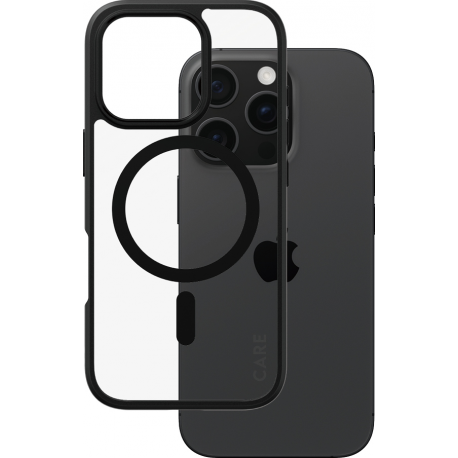 CARE. by PZG Flagship Case Urb Com Frame & MagSafe - Black - for iPhone 16 Pro