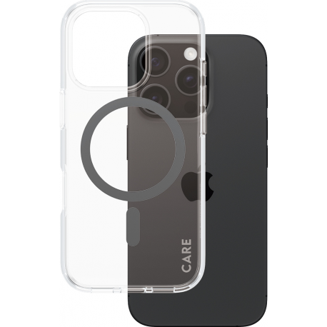 CARE. by PZG Flagship Case Urban Combat w. MagSafe - Zwart - voor iPhone 16 Pro