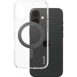 CARE. by PZG Feature Case Kickstand & MagSafe - Black - for iPhone 16