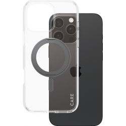 CARE. by PZG Feature Case Kickstand & MagSafe - Black - for iPhone 16 Pro Max