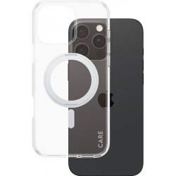 CARE. by PZG Feature Case Kickstand & MagSafe - Zilver - voor iPhone 16 Pro Max