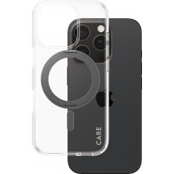 CARE. by PZG Feature Case Kickstand & MagSafe - Zwart - voor iPhone 16 Pro