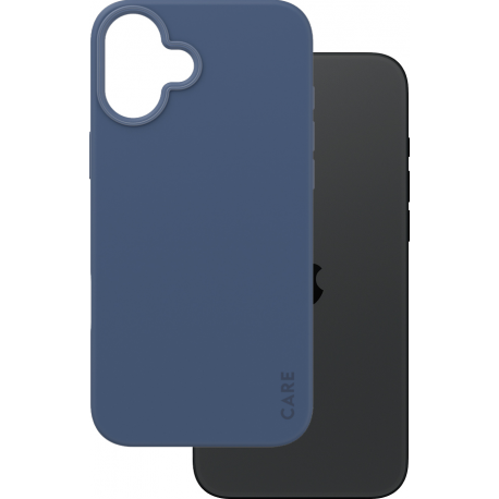 CARE. by PZG Fashionable Case w. MagSafe - Blue - for iPhone 16 Plus