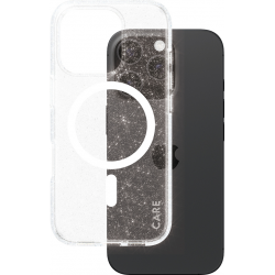 CARE. by PZG Flagship Case Star Lit w. MagSafe - Blanc - pour iPhone 16 Pro