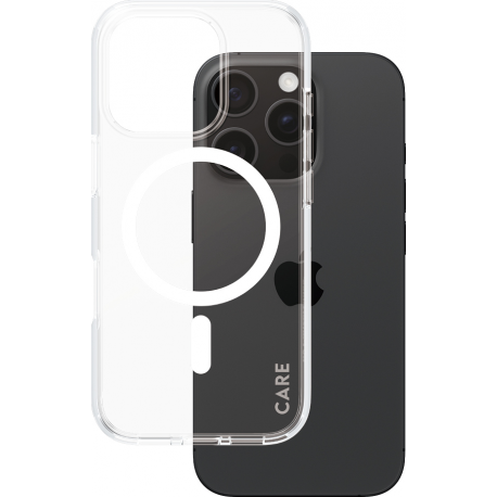 CARE. by PZG Flagship Case Urban Combat w. MagSafe - White - for iPhone 16 Pro