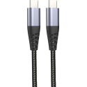 Muvit Tiger Power Ultra Strong Cable USB-C to USB-C 1.2M - Grey