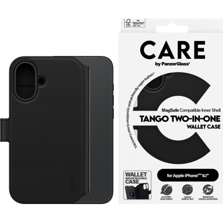 CARE. by PZG Feature Case Two-in-One Wallet Case - Tango - for iPhone 16