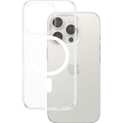 PanzerGlass HardCase MagSafe - Wit - voor iPhone 16 Pro