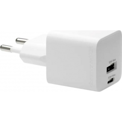 Dbramante EU Thuislader - USB-C 30W+USB-A 18W - Wit