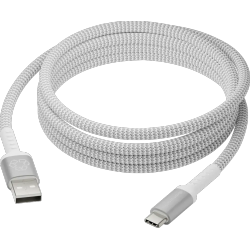 Dbramante re-charge - Braided Kabel - 2.5m USB-A to USB-C- Wit