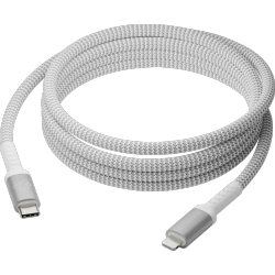 Dbramante re-charge - Braided Kabel - 2.5m USB-C to lightning - Wit