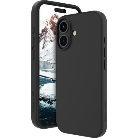 Dbramante recycled silicone case Costa Rica - black - for iPhone 16