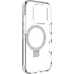 DBramante recycled cover Iceland D3O MS Kickstand - Clear - for iPhone 16 Pro