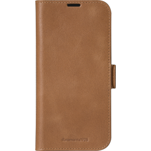 DBramante slim wallet bookcover Copenhagen - tan - for Apple iPhone 16 Plus