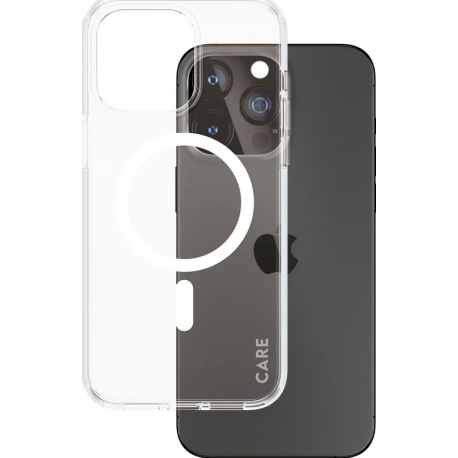 CARE. by PZG FS Case Urban Combat MagSafe blanc - Clear - pour iPhone 15 Pro Max