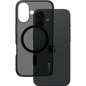 CARE. by PZG Flagship Case Smokey w. MagSafe - Black - for iPhone 16