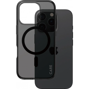 CARE. by PZG Flagship Case Smokey w. MagSafe - Black - for iPhone 16 Pro