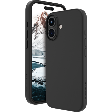 Dbramante recycled silicone case Costa Rica - black - for iPhone 16 Plus