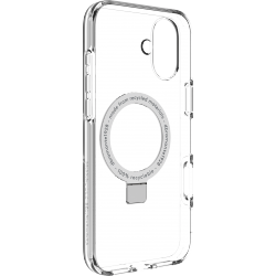 DBramante recycled cover Iceland D3O MS Kickstand - Clear - for iPhone 16 Plus