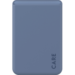 CARE. by Panzerglass Fashionable Card Holder - Bleu - pour iPhone