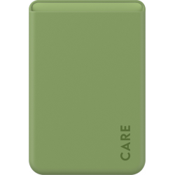 CARE. by Panzerglass Fashionable Card Holder - Green - for iPhone