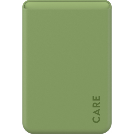 CARE. by Panzerglass Fashionable Card Holder - Green - for iPhone