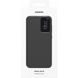 Samsung Smart View Wallet Case - Noir - pour Samsung Galaxy S24 FE