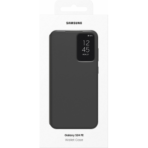 Samsung Smart View Wallet Case - Black - for Samsung Galaxy S24 FE