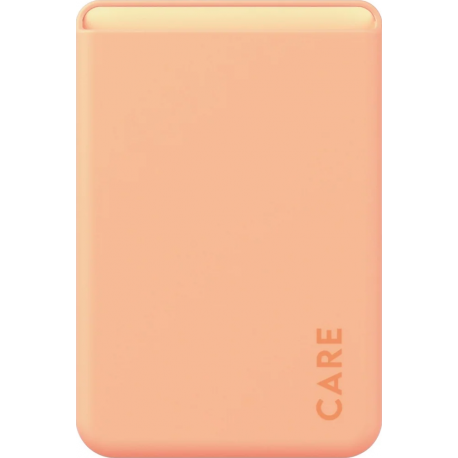 CARE. by Panzerglass Fashionable Card Holder - Peachy - pour iPhone