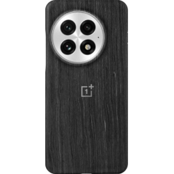 OnePlus Wood Grain Magnetic Half-pack Case - Black - for OnePlus 13