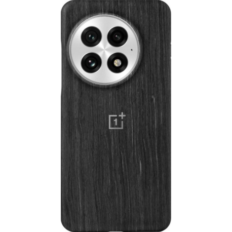 OnePlus Wood Grain Magnetic Half-pack Case - Black - for OnePlus 13