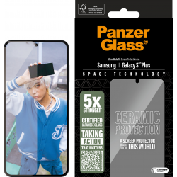 PanzerGlass Ceramic Screen Protector - Clear - for Samsung Galaxy S25 Plus